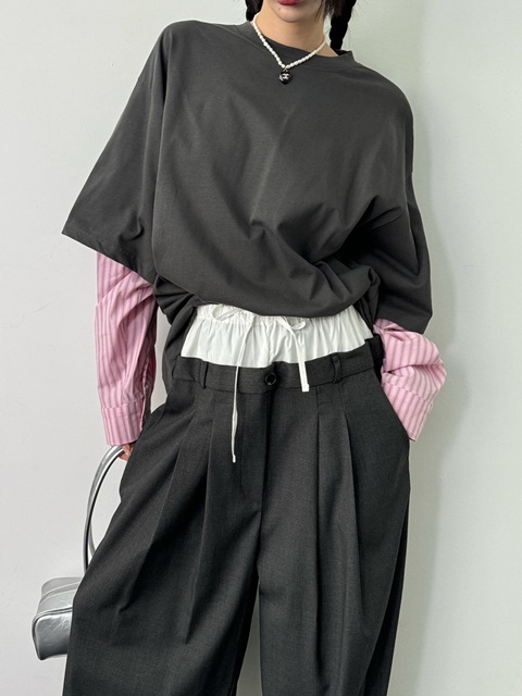 Layered Shirt Tee