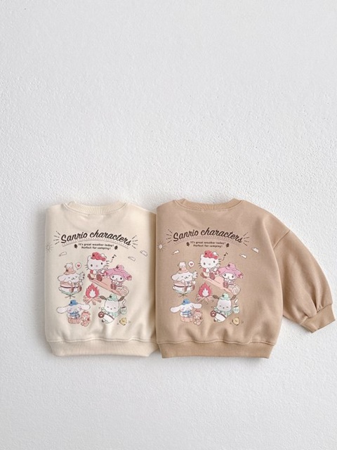 Sanrio Licensed Camping Sweatshirts
