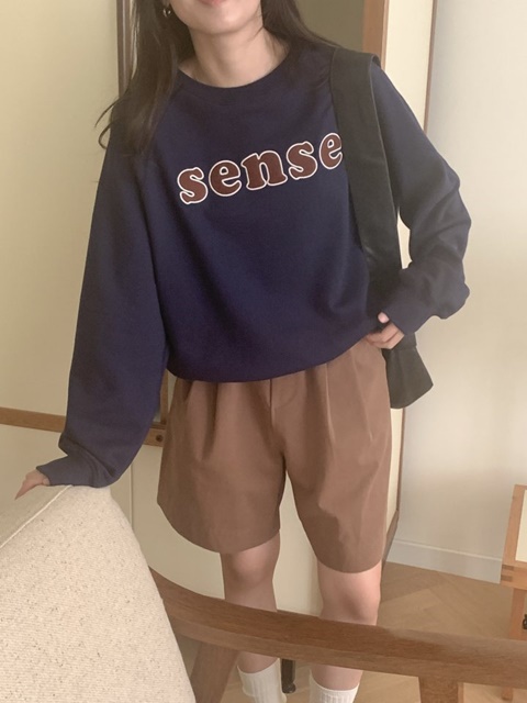 Sense Embroidery Sweatshirts