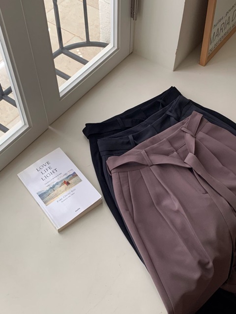 Wool Tie Slacks