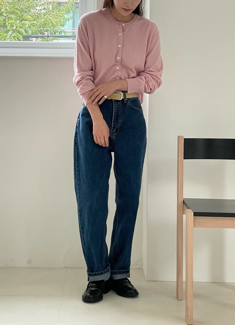 Amygrace - Korean Women Fashion - #momslook - Daniel Denim Pants - 8