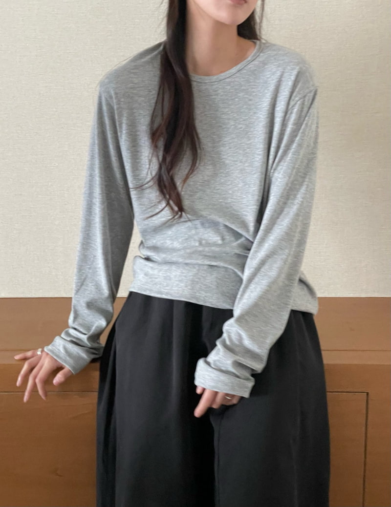 Amygrace - Korean Women Fashion - #momslook - Merry Loose Tee - 4