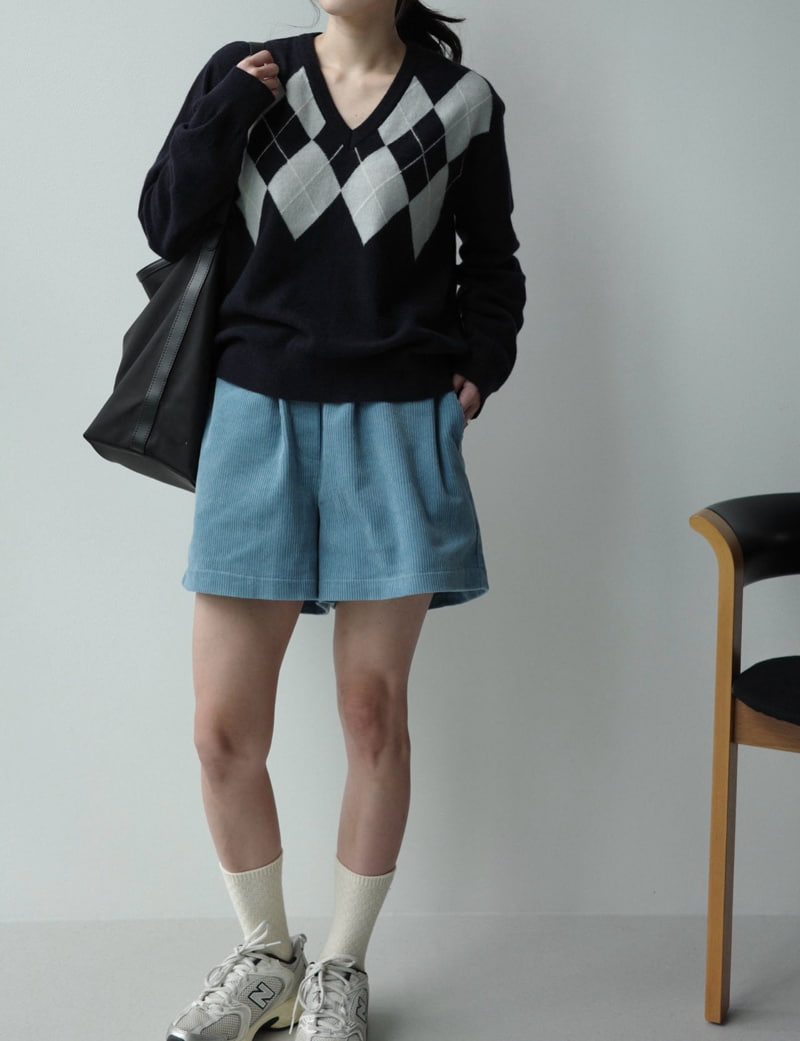 Amygrace - Korean Women Fashion - #womensfashion - Delmont Corduroy Half Pants - 8