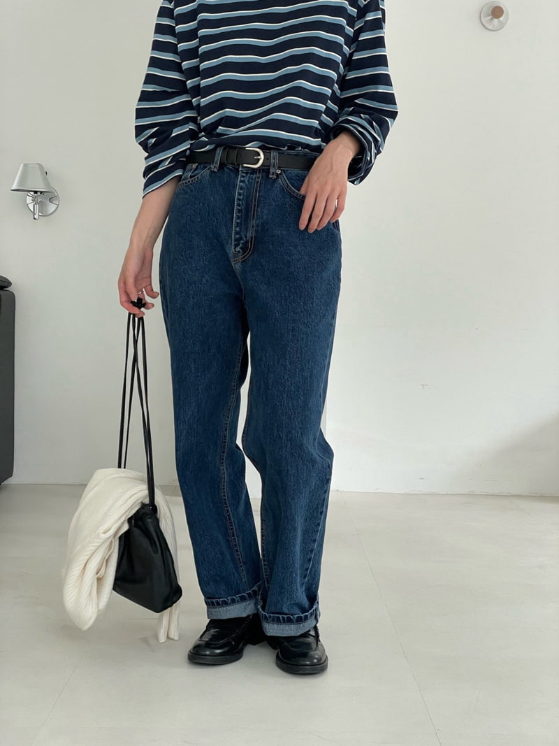 Amygrace - Korean Women Fashion - #womensfashion - Daniel Denim Pants - 5