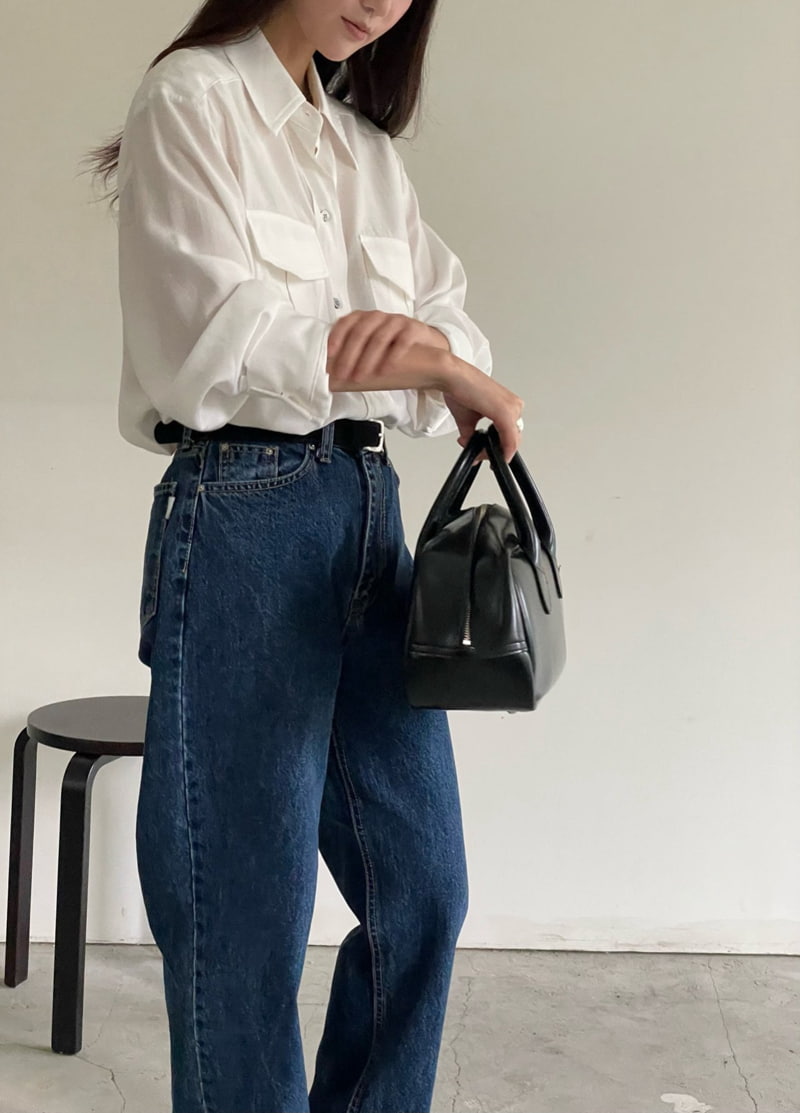 Amygrace - Korean Women Fashion - #womensfashion - Daniel Denim Pants - 7
