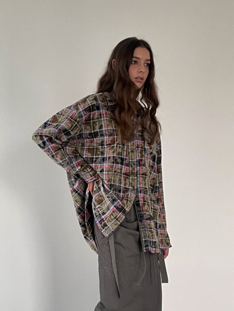 Another Avenue - Korean Women Fashion - #romanticstyle - Vintage Check Shirt - 8