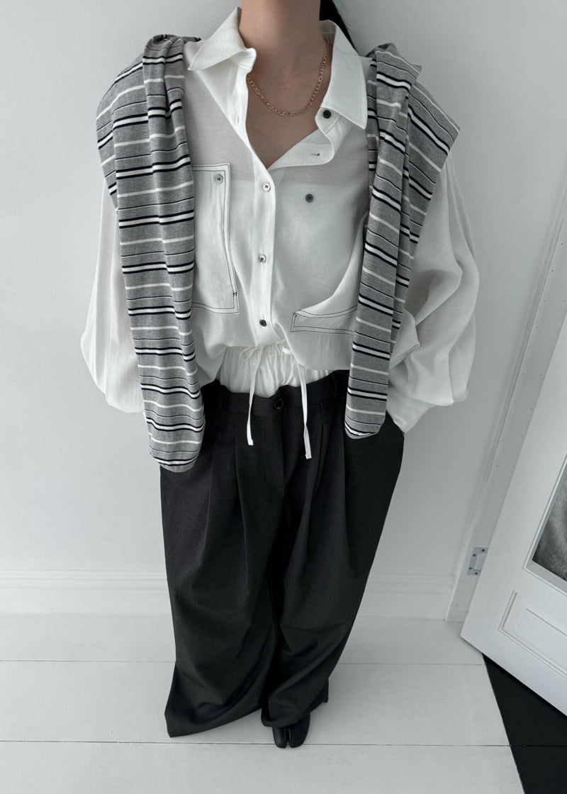Auver_Fit - Korean Women Fashion - #womensfashion - Colored Trunk Pants - 4