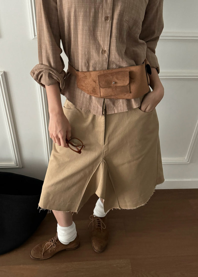 Auver_Fit - Korean Women Fashion - #vintageinspired - Cotton Dekki Skirt - 9