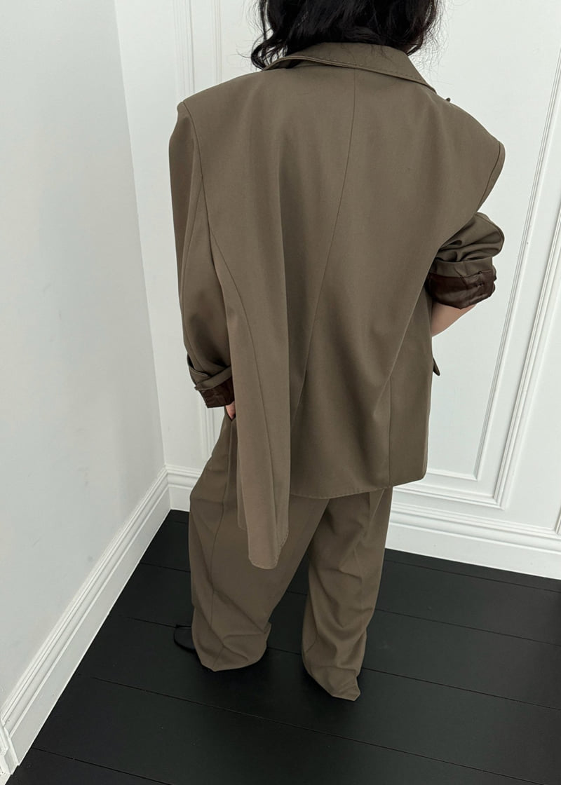 Auver_Fit - Korean Women Fashion - #vintageinspired - Stitch Jacket - 6