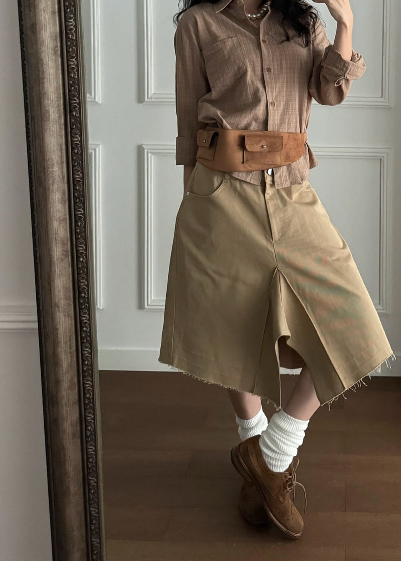 Auver_Fit - Korean Women Fashion - #vintagekidsstyle - Cotton Dekki Skirt - 10