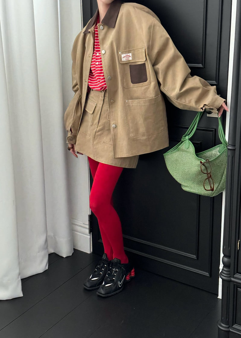 Auver_Fit - Korean Women Fashion - #vintagekidsstyle - Labbet Cargo Mini Skirt - 6