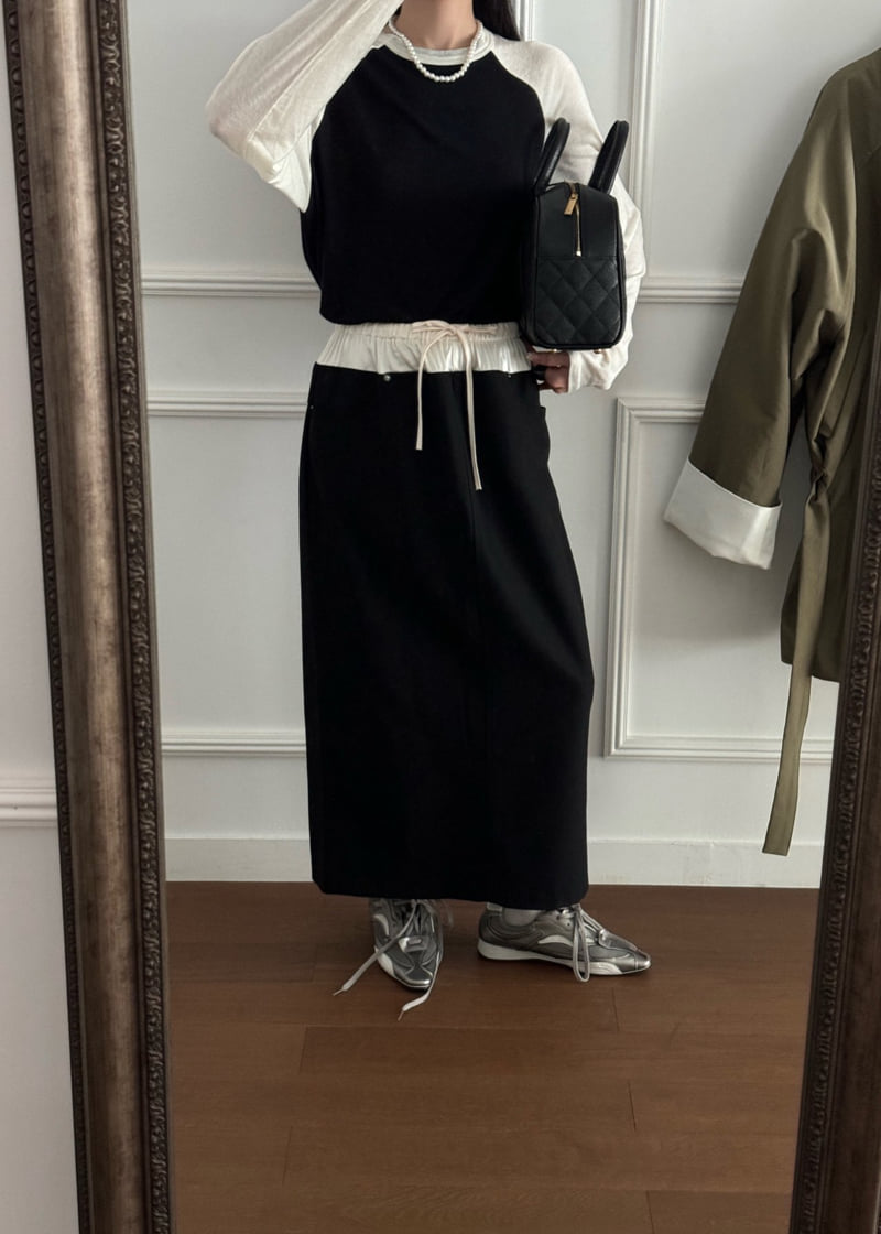 Auver_Fit - Korean Women Fashion - #vintagekidsstyle - Silk Colored Skirt - 2