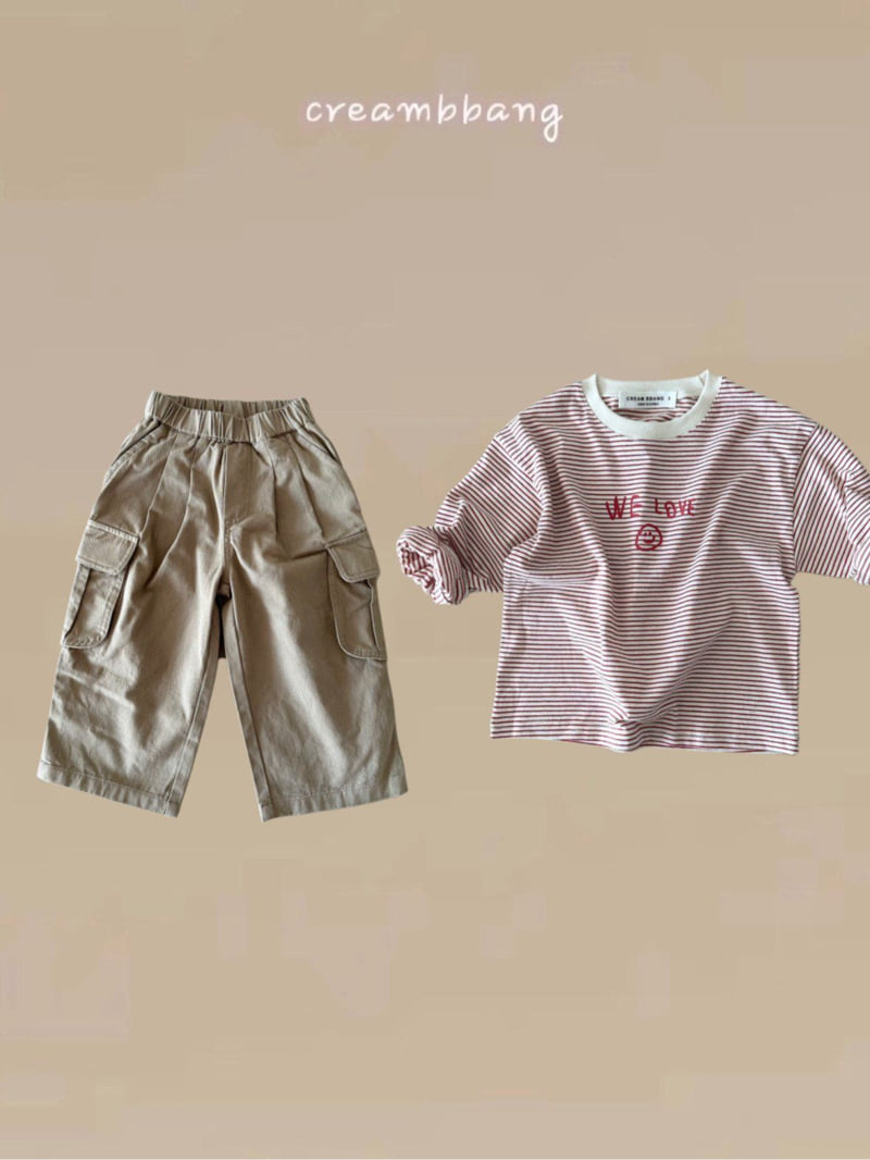 Cream Bbang - Korean Children Fashion - #childofig - Washed Cargo Pants - 9