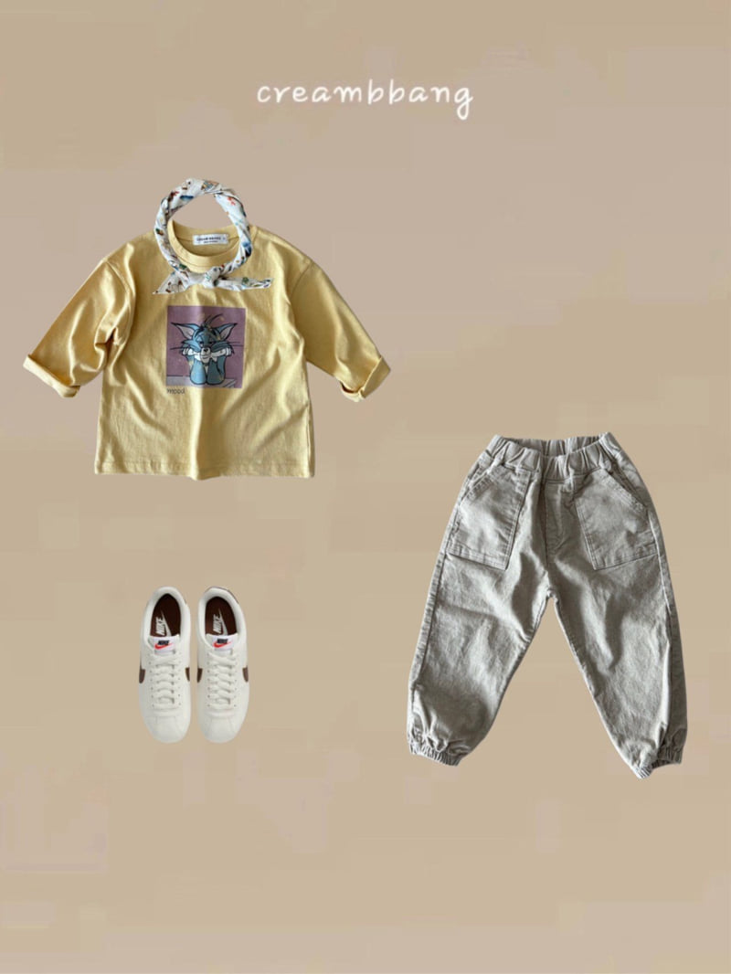 Cream Bbang - Korean Children Fashion - #kidsstore - Mood Single Tee - 12