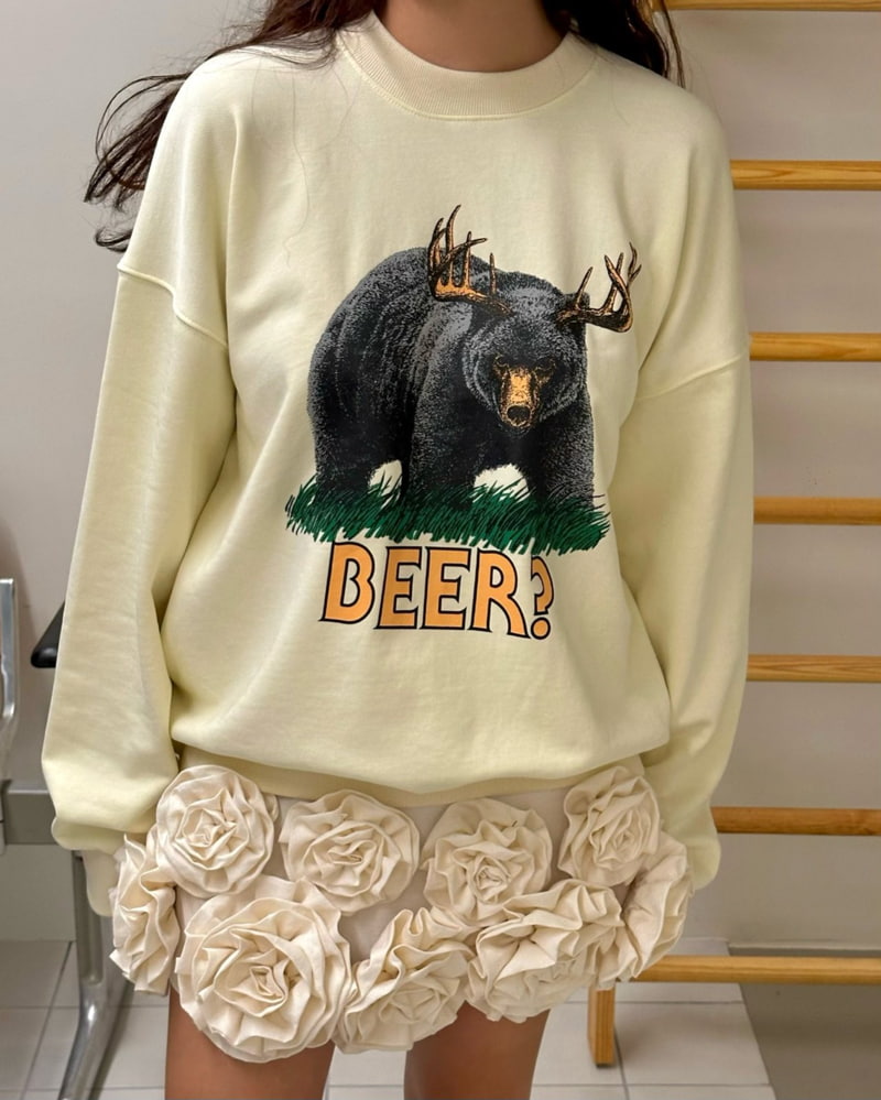 Dailyjud - Korean Women Fashion - #momslook - Bear Sweatshirts - 10
