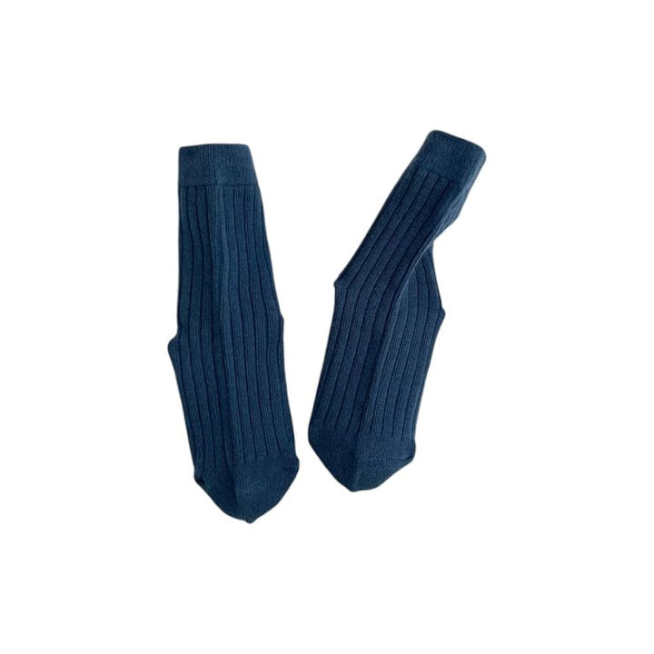 Dudie - Korean Children Fashion - #magicofchildhood - Standard Blue Socks - 2