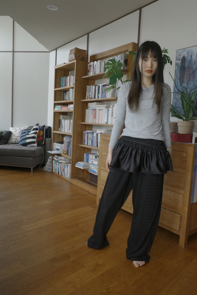 Enten - Korean Women Fashion - #restrostyle - Shirring Layered Skirt - 5