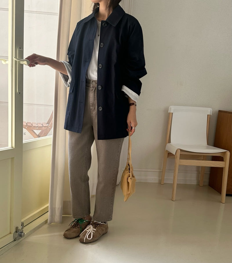 Hiyann - Korean Women Fashion - #womensfashion - 120 Semi Pigment Denim Pants - 6