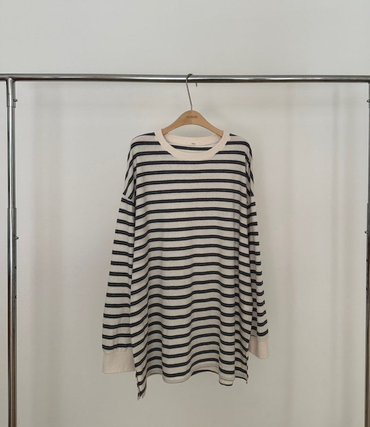 Hiyann - Korean Women Fashion - #womensfashion - Miu Stripe Tee - 2