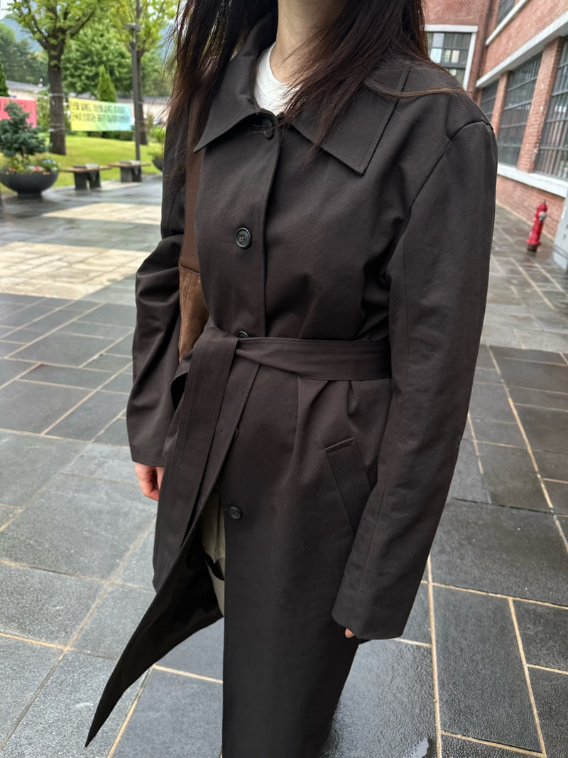 Hue - Korean Women Fashion - #womensfashion - Cape Trench Coat - 4