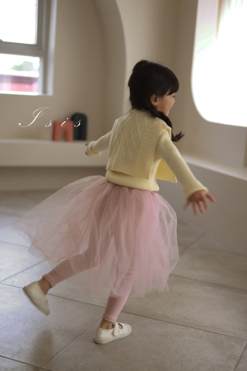 Isis - Korean Children Fashion - #prettylittlegirls - Long Mesh Skirt Leggings - 5