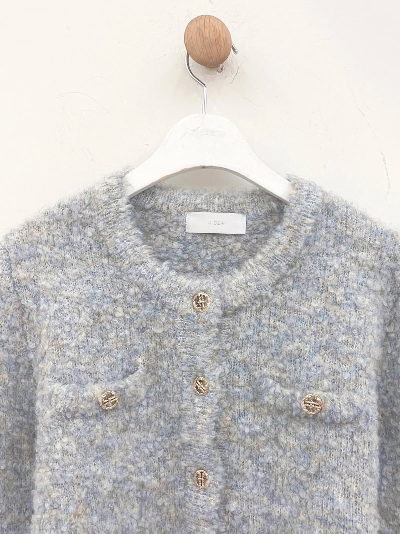 J dew - Korean Women Fashion - #momslook - Calming Buckle Cardigan - 12