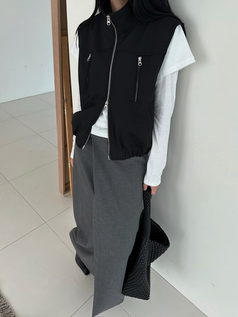 Jade Market - Korean Women Fashion - #womensfashion - Urane Vest - 4
