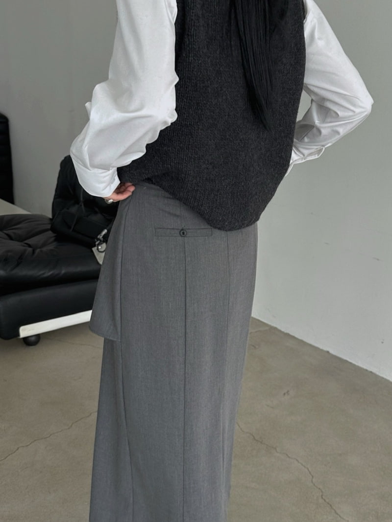Jade Market - Korean Women Fashion - #vintageinspired - Nua Double Pleats Skirts - 2
