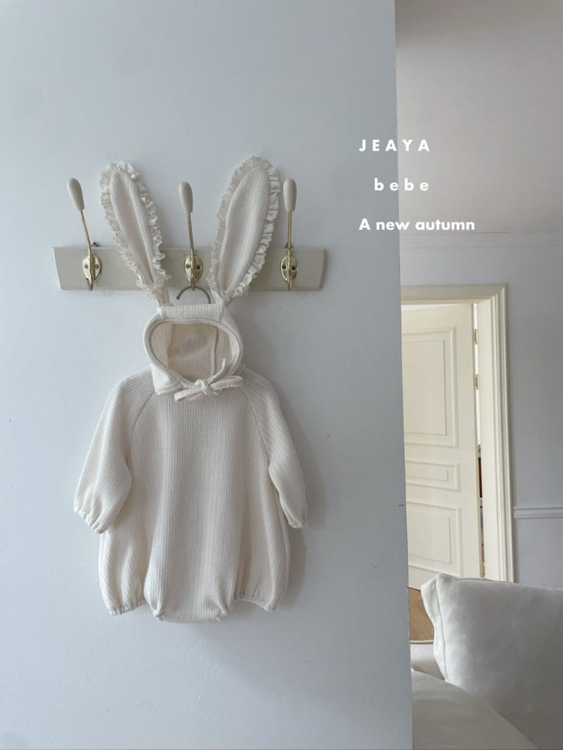 Jeaya & Mymi - Korean Baby Fashion - #babygirlfashion - Knit Bunny Bodysuit - 5