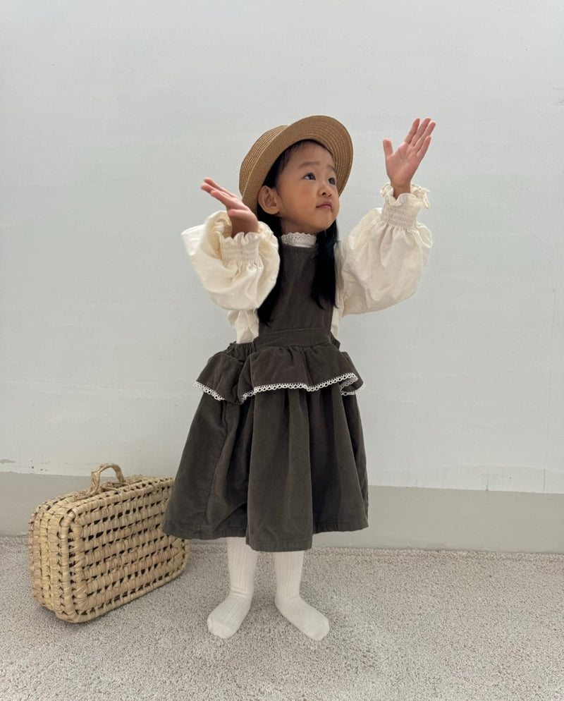 Le petitmot - Korean Children Fashion - #magicofchildhood - Apron One-piece - 5