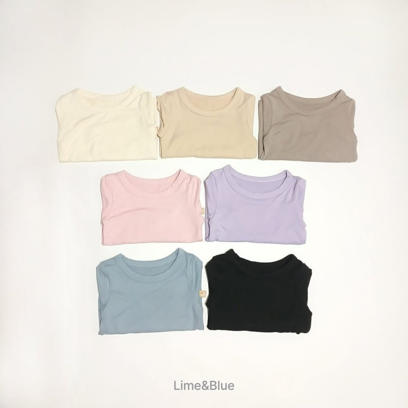 Lime & Blue - Korean Children Fashion - #childofig - Peach Heat Tech Pajamas
