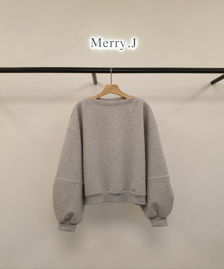 Merry J - Korean Women Fashion - #restrostyle - Boat Balloon Tee