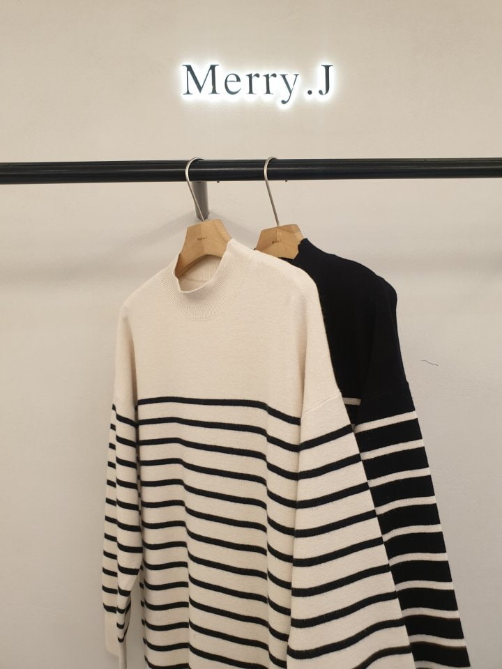 Merry J - Korean Women Fashion - #shopsmall - Love Stripe One-piece - 11