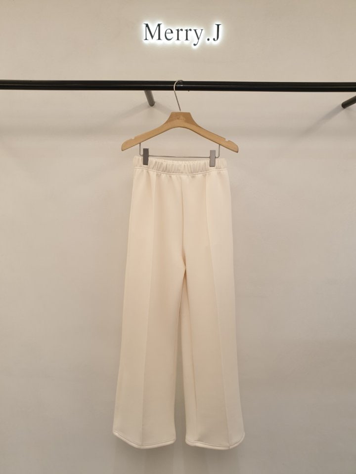 Merry J - Korean Women Fashion - #womensfashion - Cushion Pintuck Pants - 7