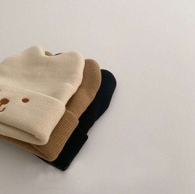Miso - Korean Baby Fashion - #babyootd - Bear Beanie - 10