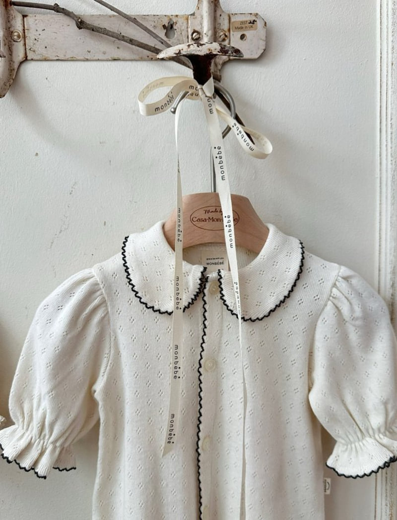 Monbebe - Korean Baby Fashion - #onlinebabyshop - Hanna Pincoat Bodysuit - 7