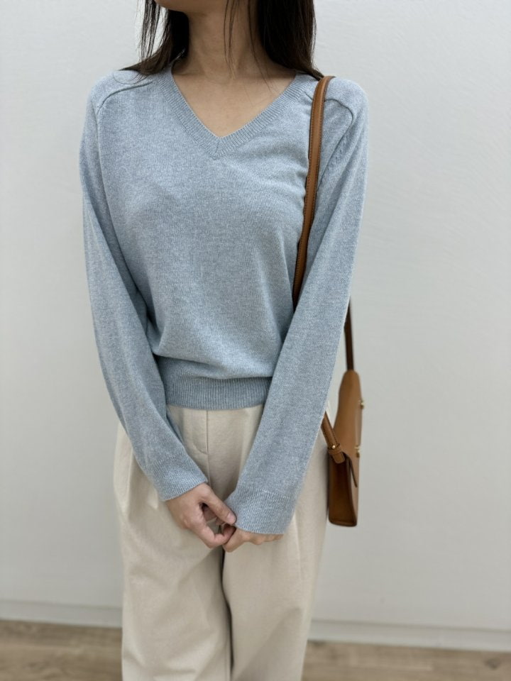 Most - Korean Women Fashion - #momslook - Cash Sadle Knit Top - 11