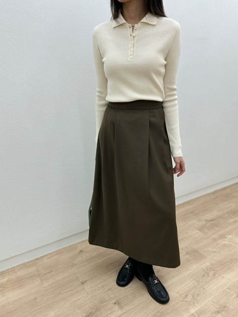 Most - Korean Women Fashion - #shopsmall - Alphi Collar Knit Top - 2