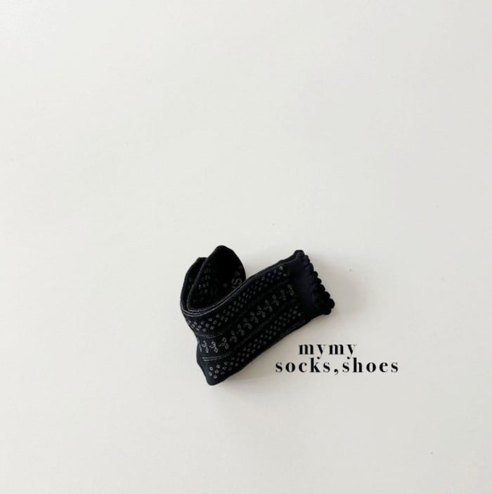 My Socks - Korean Children Fashion - #prettylittlegirls - Black Bean Socks - 4