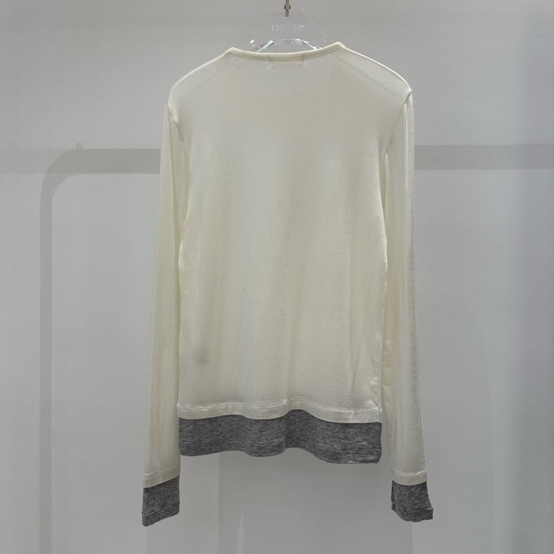 Neroli36 - Korean Women Fashion - #momslook - Wool Layered Tee - 9