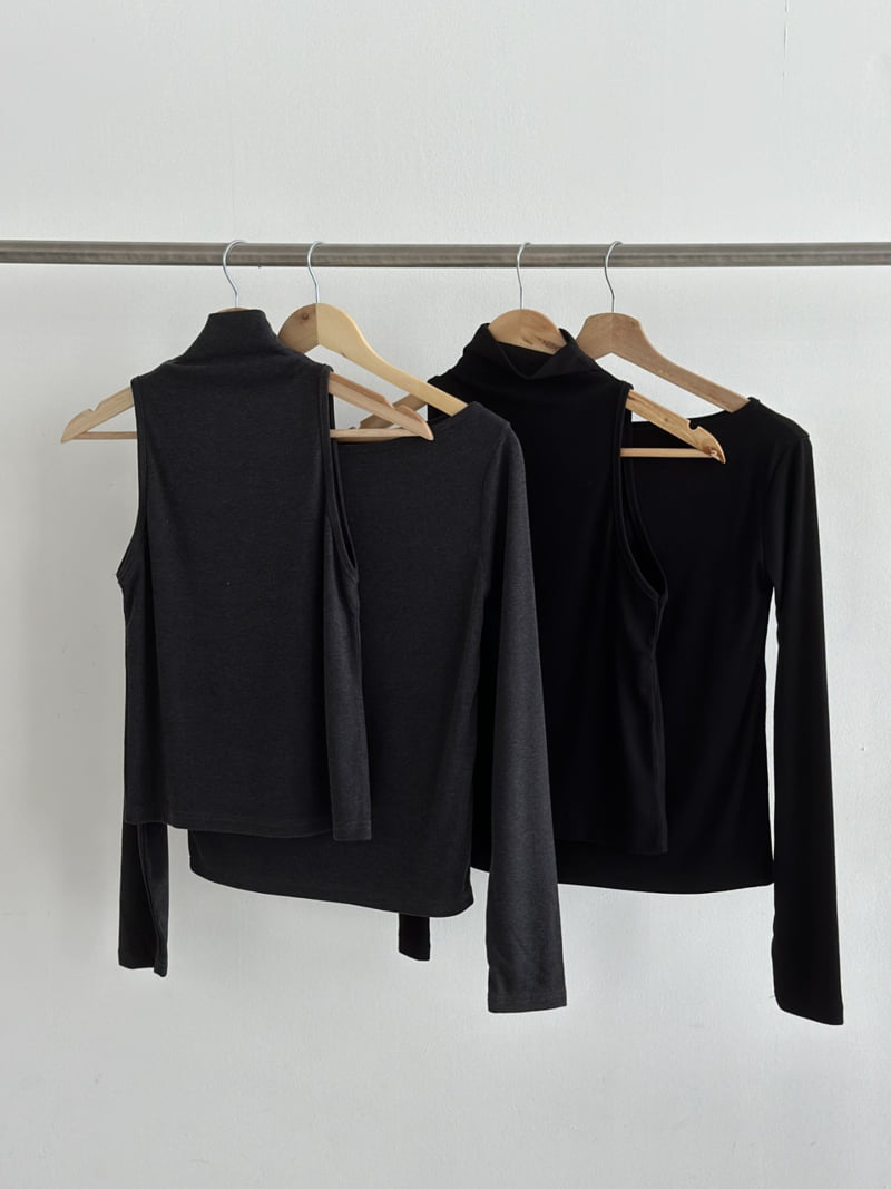 One the woman - Korean Women Fashion - #womensfashion - Sweet Turtleneck Set Tee - 7