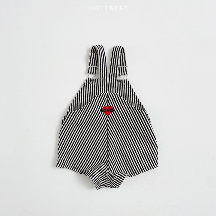 Oott Bebe - Korean Baby Fashion - #babylifestyle - Love Overalls - 12