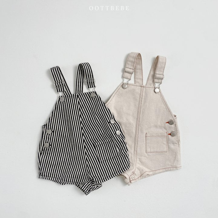 Oott Bebe - Korean Baby Fashion - #babyoutfit - Love Overalls