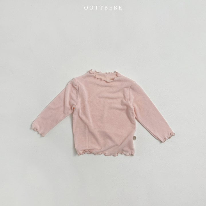 Oott Bebe - Korean Children Fashion - #designkidswear - Warm Cutting Wave Tee - 12