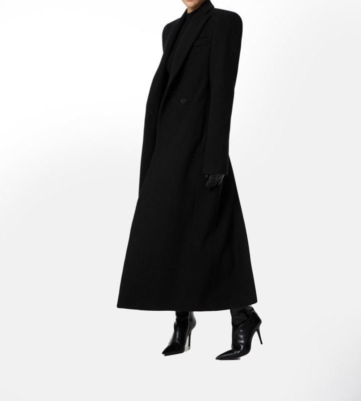 Paper Moon - Korean Women Fashion - #momslook - Virgin Lapell Maxi Coat - 2