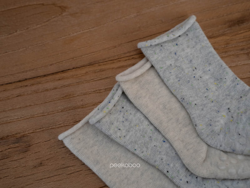 Peekaboo - Korean Children Fashion - #childofig - Popcorn Socks (set of 2) - 5