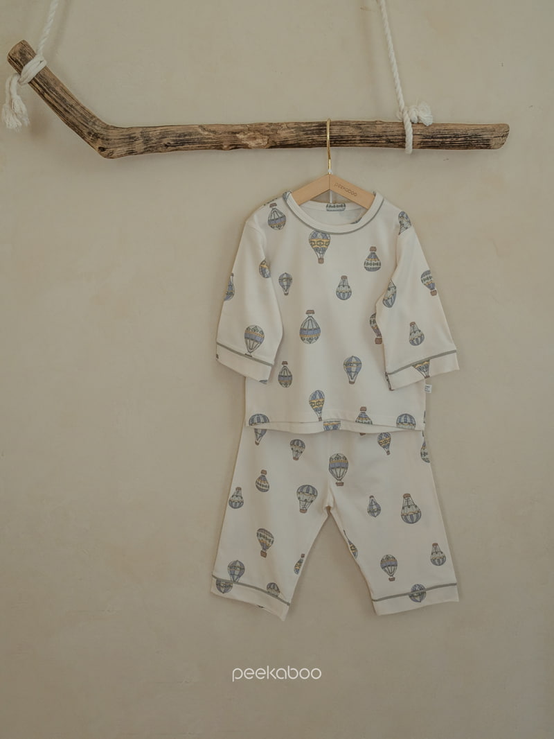 Peekaboo - Korean Children Fashion - #kidzfashiontrend - Hot Air Balloon Pajamas - 3