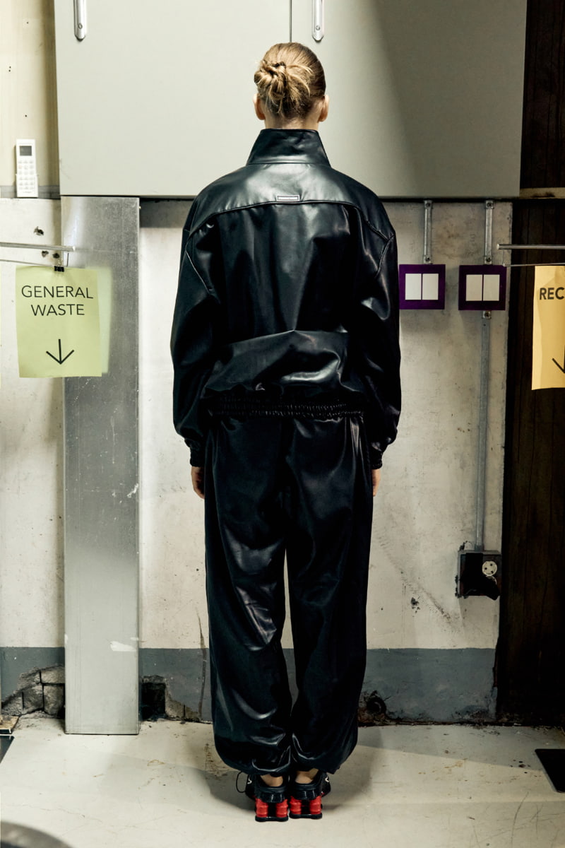 Project Wave - Korean Women Fashion - #womensfashion - Line Leather Pants - 4
