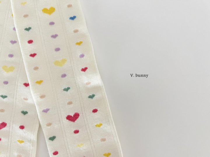 V Bunny - Korean Children Fashion - #todddlerfashion - Dot Heart Socks - 7