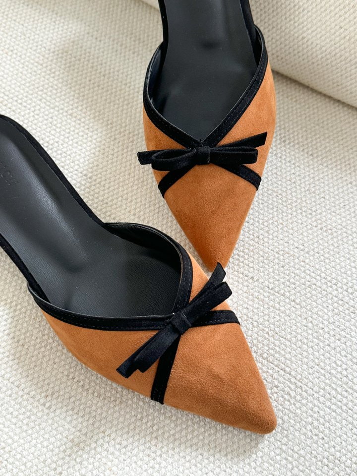 Vade - Korean Women Fashion - #momslook - Unique Low Stiletto - 4